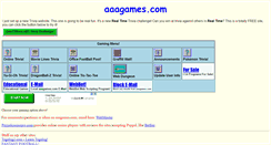 Desktop Screenshot of aaagames.com